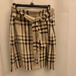 Sara Campbell skirt- wool blend, mini, lined